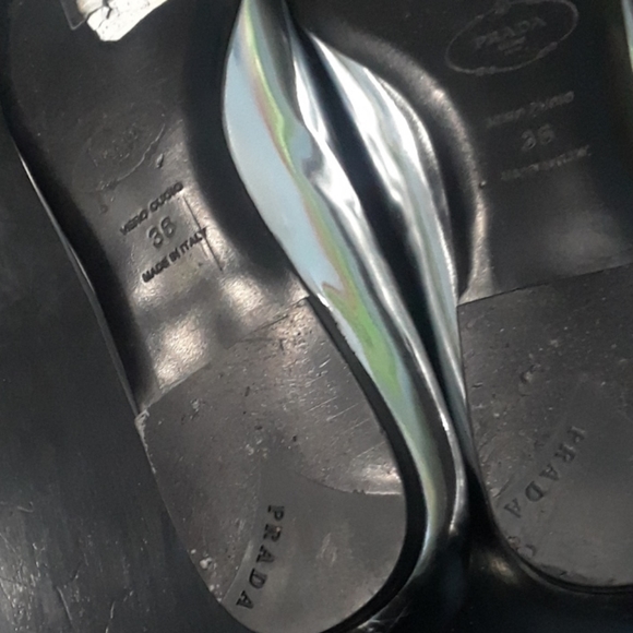 PRADA.FLATS.Silver.SIZE 36 - Picture 3 of 10